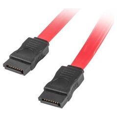 Lanberg SATA - SATA, 0.5m, Czerwony (CA-SASA-10CU-0050-R)
