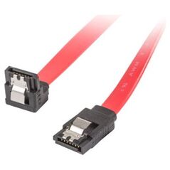 Lanberg SATA - SATA, 0.5m, Czerwony (CA-SASA-13CU-0050-R)