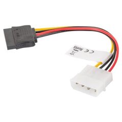 Lanberg Molex - SATA, 0.15m, Wielokolorowy (CA-HDSA-10CU-0015)