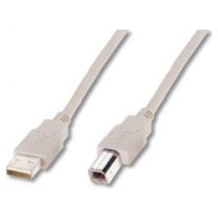 Kabel USB Digitus USB-A - micro-B 3 m Beżowy (AK-300102-030-E)