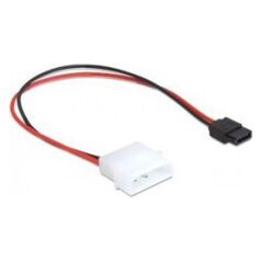 Delock Molex - SATA, 0.24m, Wielokolorowy (82913)
