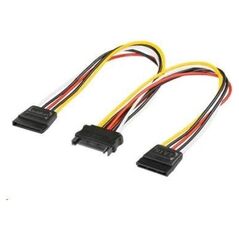 PremiumCord SATA 15-pin - SATA 15-pin x2, 0.16m, Wielokolorowy (kfsa-11)