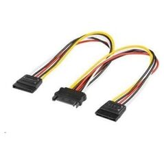PremiumCord SATA 15-pin - SATA 15-pin x2, 0.2m, Wielokolorowy (kfsa-21)