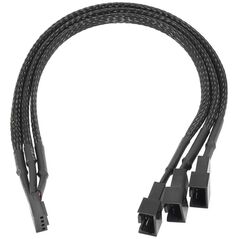 Akyga 4-pin - 4-pin x3, 0.15m, Czarny (AK-CA-65)