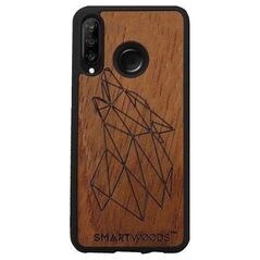 SmartWoods CASE ETUI DREWNIANE SMARTWOODS WOLF HUAWEI P30 LITE standard