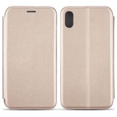 Etui Book Magnetic iPhone Xs Max rózowo- złoty/rosegold