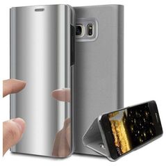 Etui Clear View Huawei P40 srebrny /silver