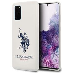 U.S. Polo Assn US Polo USHCS67SLHRWH S20+ G985 biały/white Silicone Collection