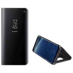 Etui Clear View Samsung A20s A207 czarny/black