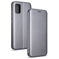 Etui Book Magnetic Samsung A20s A207 stalowy/steel