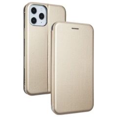 Etui Book Magnetic iPhone 12 6,7" Pro Max złoty/gold