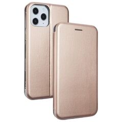 Etui Book Magnetic iPhone 12 6,7" Pro Max różowo-złoty/rosegold
