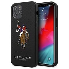 U.S. Polo Assn US Polo USHCP12MPUGFLBK iPhone 12/12 Pro 6,1 czarny/black Polo Embroidery Collection