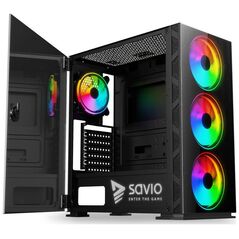 Obudowa Savio Prime X1 ARGB Glass (SAVGC-PRIMEX1)