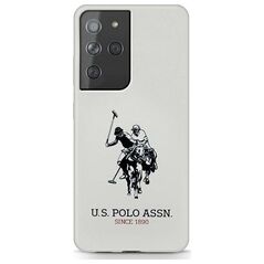 US POLO US Polo USHCS21LSLHRWH S21 Ultra G998 biały/white Silicone Logo