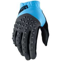 100% Rękawiczki 100% GEOMATIC Glove cyan charcoal roz. S (długość dłoni 181-187 mm) (NEW)