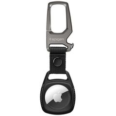 Spigen Silikonowe etui Spigen Rugged Armor Apple AirTag Matte Black