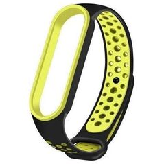 Beline Beline pasek Mi Band 6 czarny-zielony/black-green Design