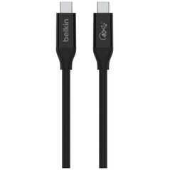Kabel USB Belkin USB-C - USB-C 0.8 m Czarny (INZ001BT0.8MBK)
