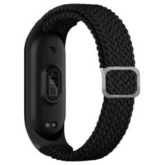 Beline Beline pasek Mi Band 5/6 Textile czarny/black