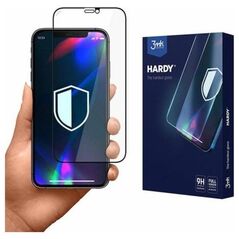 3MK Szkło utwardzone chemicznie Hardy iPhone 12 Pro Max czarny/black