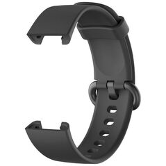 Strado Pasek silikonowy do Xiaomi Mi Watch Lite (Czarny) uniwersalny