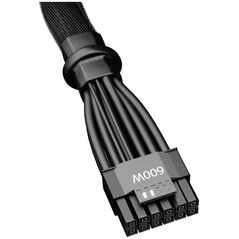 be quiet! 12VHPWR - PCIe 12-pin x2, 0.6m, Czarny (BC072)