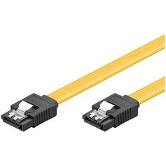 Kabel do dysku twardego SATA, 0.5 m, żółty, Logo blistr, 6 Gb/s