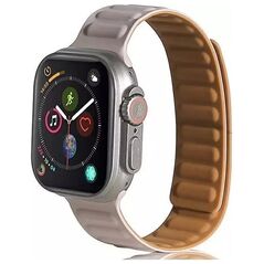 Beline Beline pasek Apple Watch Magnetic 42/44/45/49mm khaki