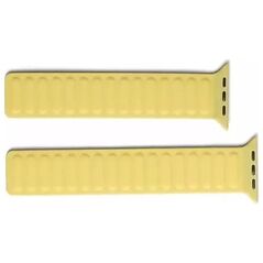 Beline Beline pasek Apple Watch Magnetic 42/44/45/49mm żółty /yellow
