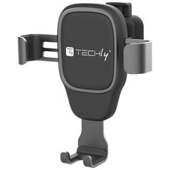 Techly Uchwyt samochodowy Techly grawitacyjny do telefonu, kratka / deska