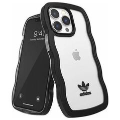Adidas Adidas OR Wavy Case iPhone 13 Pro /13 6,1" czarny-przezroczysty/black-transparent 51900