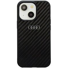 Audi Audi Carbon Fiber iPhone 14 6.1" czarny/black hardcase AU-TPUPCIP14-R8/D2-BK