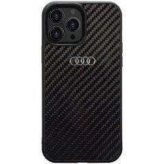 Audi Audi Carbon Fiber iPhone 14 Pro Max 6.7" czarny/black hardcase AU-TPUPCIP14PM-R8/D2-BK