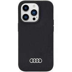 Audi Audi Silicone Case iPhone 14 Pro 6.1" czarny/black hardcase AU-LSRIP14P-Q3/D1-BK