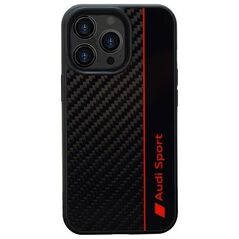DefaultBrand Audi Carbon Fiber iPhone 13 Pro Max 6.7" czarny/black hardcase AUS-TPUPCIP13PM-R8/D1-BK