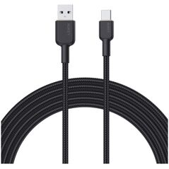 Kabel USB Aukey USB-A - USB-C 1.8 m Czarny (CB-NAC2 BK)