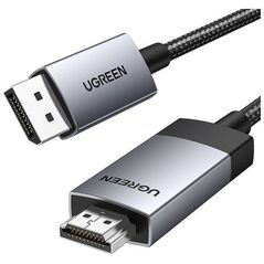 Kabel Ugreen DisplayPort - HDMI 2m szary (15774)