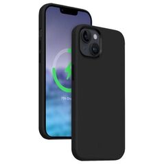 Crong Etui Color Cover LUX Magnetic iPhone 15 Plus MagSafe Czarne
