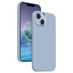 Crong Etui Color Cover LUX Magnetic iPhone 15 Plus MagSafe Niebieskie