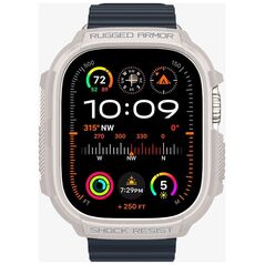Spigen Spigen Rugged Armor - Obudowa do Apple Watch Ultra 1/2 49 mm (Dune Beige)
