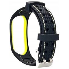 Beline Beline pasek Mi Band 3/4 Sport czarno-limonkowy black/lime