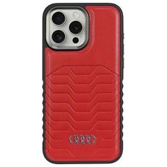 Audi Audi Synthetic Leather MagSafe iPhone 14 Pro Max 6.7" czerwony/red hardcase AU-TPUPCMIP14PM-GT/D3-RD