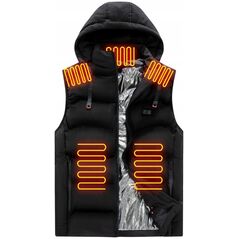 Mozos HV5 Ogrzewana elektryczna kamizelka unisex r. L czarna