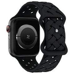 Beline Beline pasek Apple Watch Silicone Woven 42/44/45/49mm czarny /black box