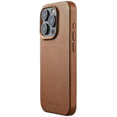 Troubadour Goods Limited Etui Mujjo Full Leather Case Apple iPhone 15 Pro MagSafe (tan)