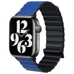 Beline Beline pasek Apple Watch Magnetic Pro 42/44/45/49mm czarno/niebieski black/blue box