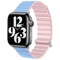 Beline Beline pasek Apple Watch Magnetic Pro 38/40/41mm różowo/błękitny pink/sierra box