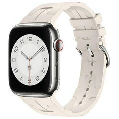 Beline Beline pasek Apple Watch Silicone Ultra 38/40/41mm beżowy /starlight box