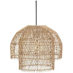 Atmosphera Lampa wisząca rattanowa KERY, Ø 38 cm